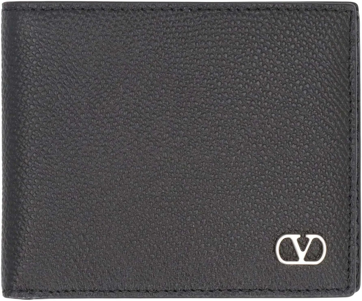 VALENTINO GARAVANI Mini Vlogo Signature Leather Wallet - Maven Couture IncSMALL LEATHER GOODS