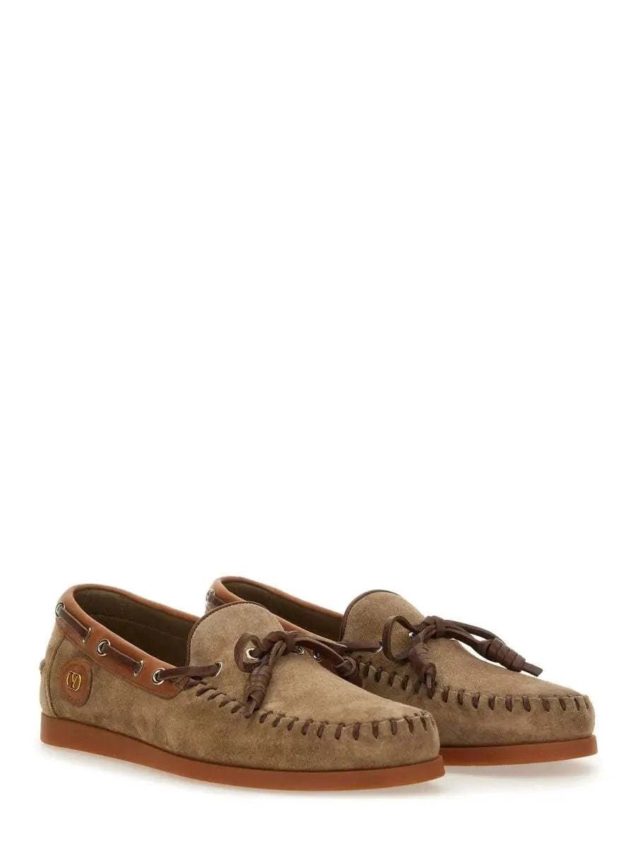 VALENTINO GARAVANI Palm Avenue Boat Shoes - Maven Couture IncMOCCASINS
