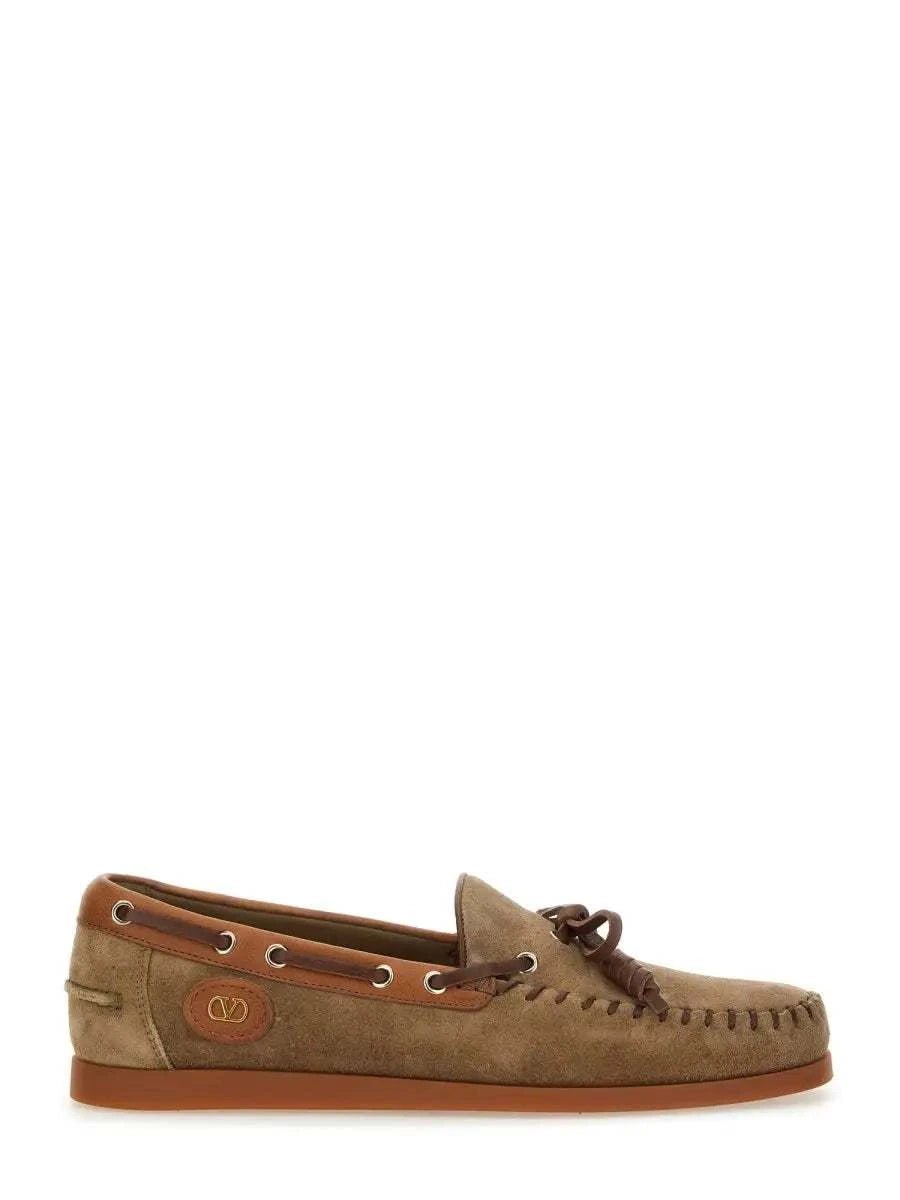 VALENTINO GARAVANI Palm Avenue Boat Shoes - Maven Couture IncMOCCASINS