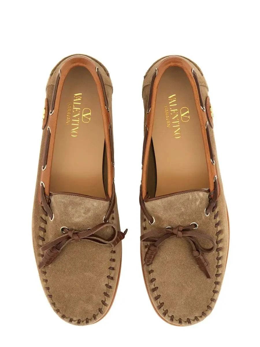 VALENTINO GARAVANI Palm Avenue Boat Shoes - Maven Couture IncMOCCASINS