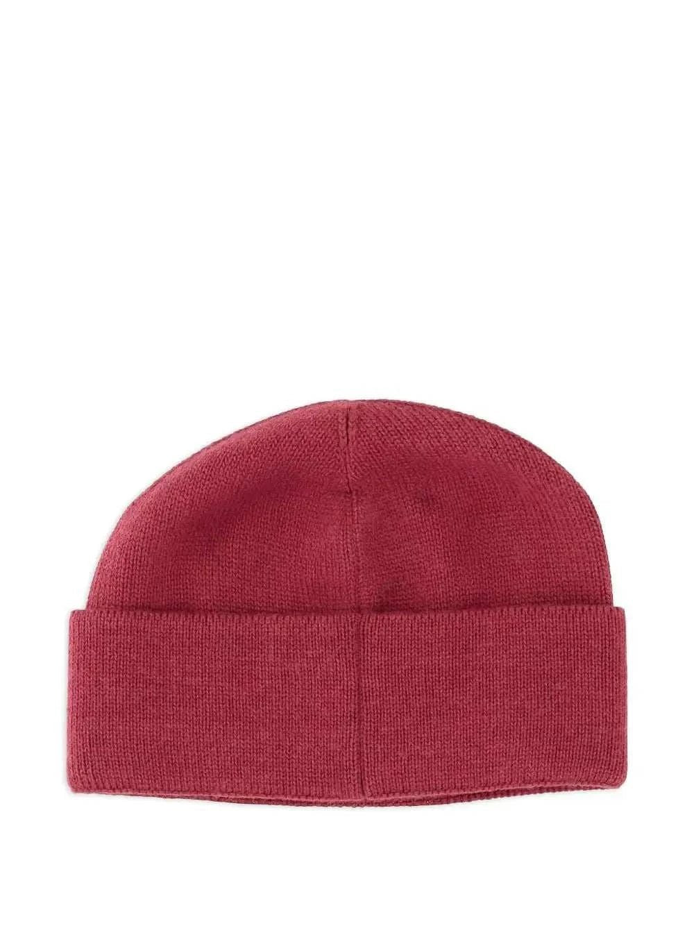 VALENTINO GARAVANI Ribbed Knit Cotton and Wool Beanie with Folded Cuff - Men's - Maven Couture IncCAPS & HATS