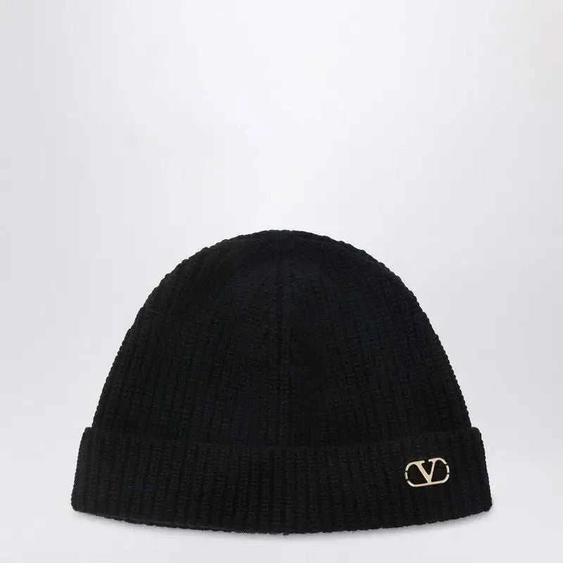 VALENTINO GARAVANI Signature Cashmere Beanie for Men - Maven Couture IncCAPS & HATS