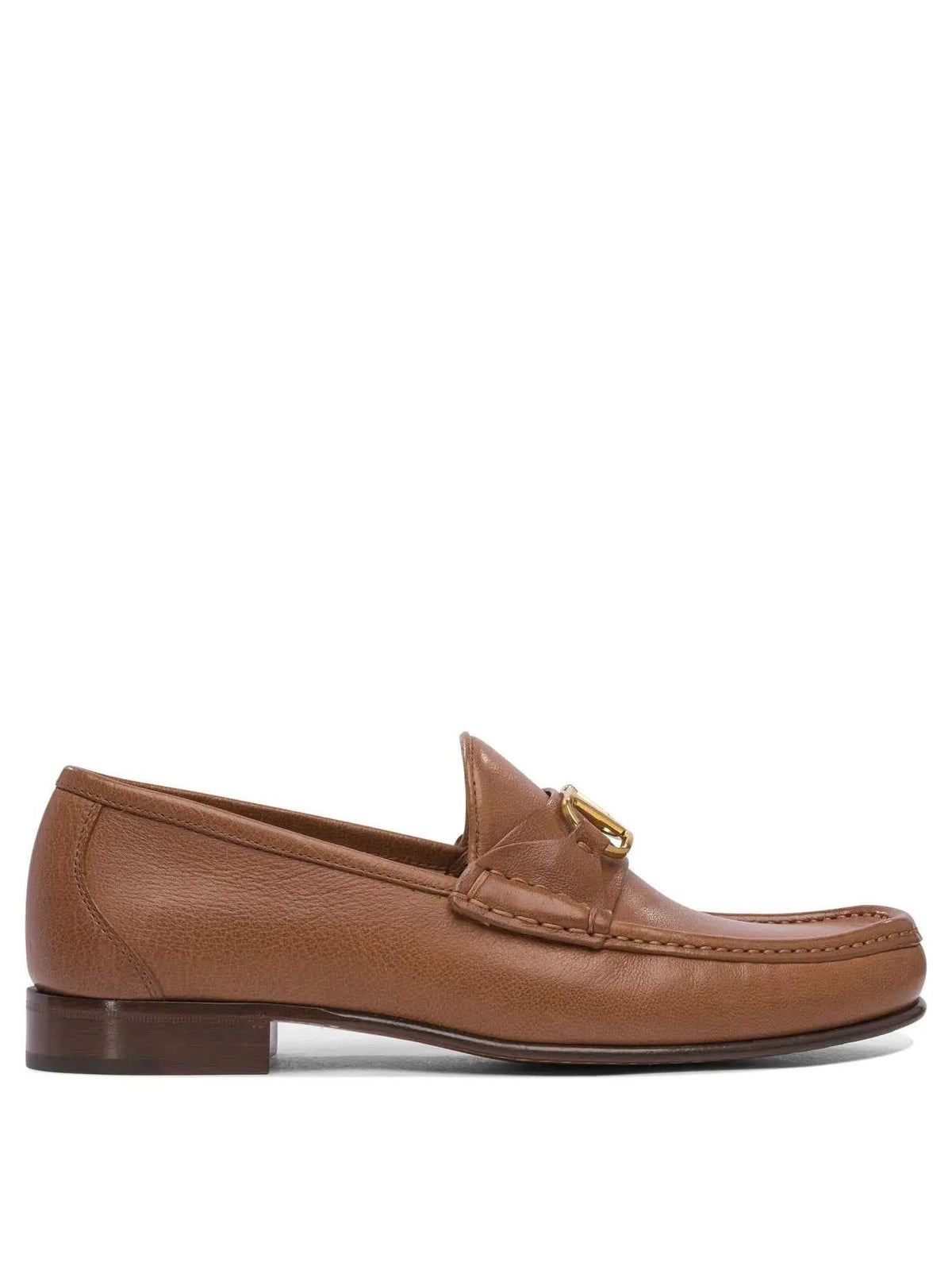 VALENTINO GARAVANI Signature Logo Loafers for Men - Maven Couture IncMOCCASINS