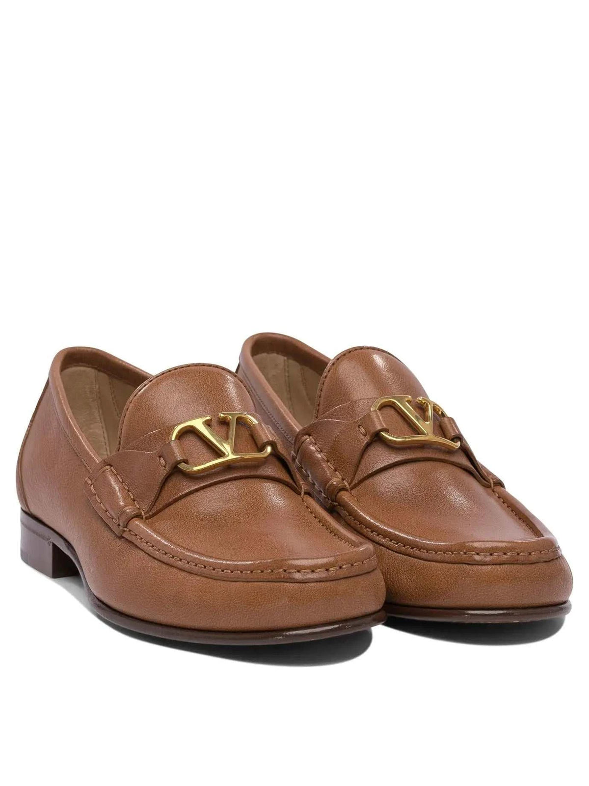 VALENTINO GARAVANI Signature Logo Loafers for Men - Maven Couture IncMOCCASINS