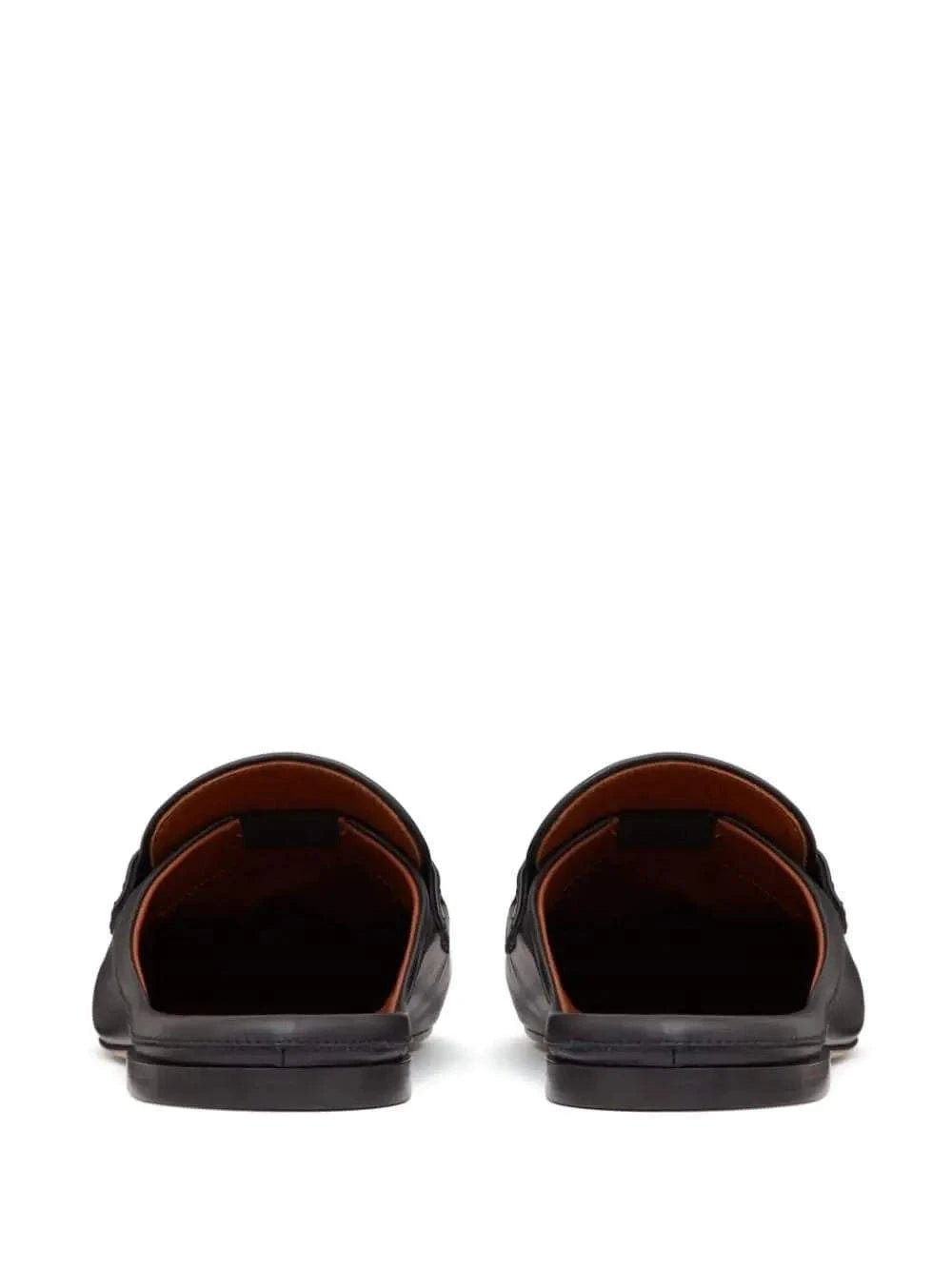 Valentino Garavani V Logo Signature Leather Slippers - Maven Couture IncMen's Sandals