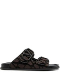 Valentino Garavani V Logo Toile Iconographe Sandals - Maven Couture IncMen's Sandals