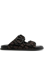 Valentino Garavani V Logo Toile Iconographe Sandals - Maven Couture IncMen's Sandals