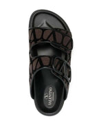 Valentino Garavani V Logo Toile Iconographe Sandals - Maven Couture IncMen's Sandals