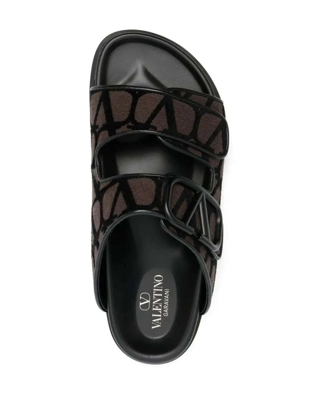 Valentino Garavani V Logo Toile Iconographe Sandals - Maven Couture IncMen's Sandals
