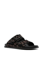 Valentino Garavani V Logo Toile Iconographe Sandals - Maven Couture IncMen's Sandals