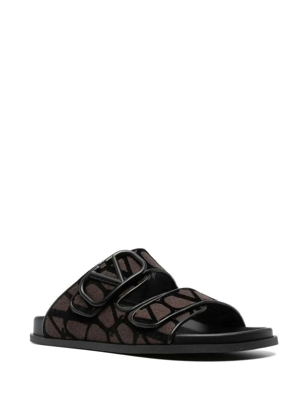 Valentino Garavani V Logo Toile Iconographe Sandals - Maven Couture IncMen's Sandals