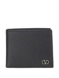 VALENTINO Pebble Leather Vlogo Mini Wallet - Maven Couture IncSMALL LEATHER GOODS