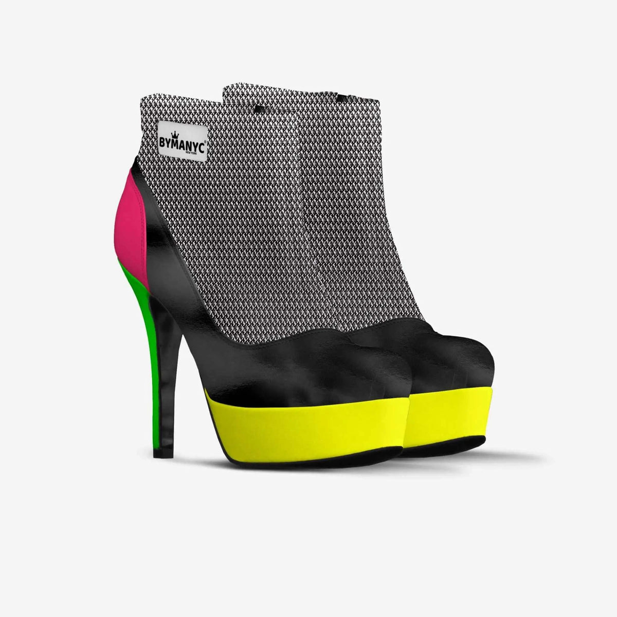 Vegan Ankle Boot Platform BYMANYC® New York Fierce Black - Maven Couture IncWomen's vegan shoes