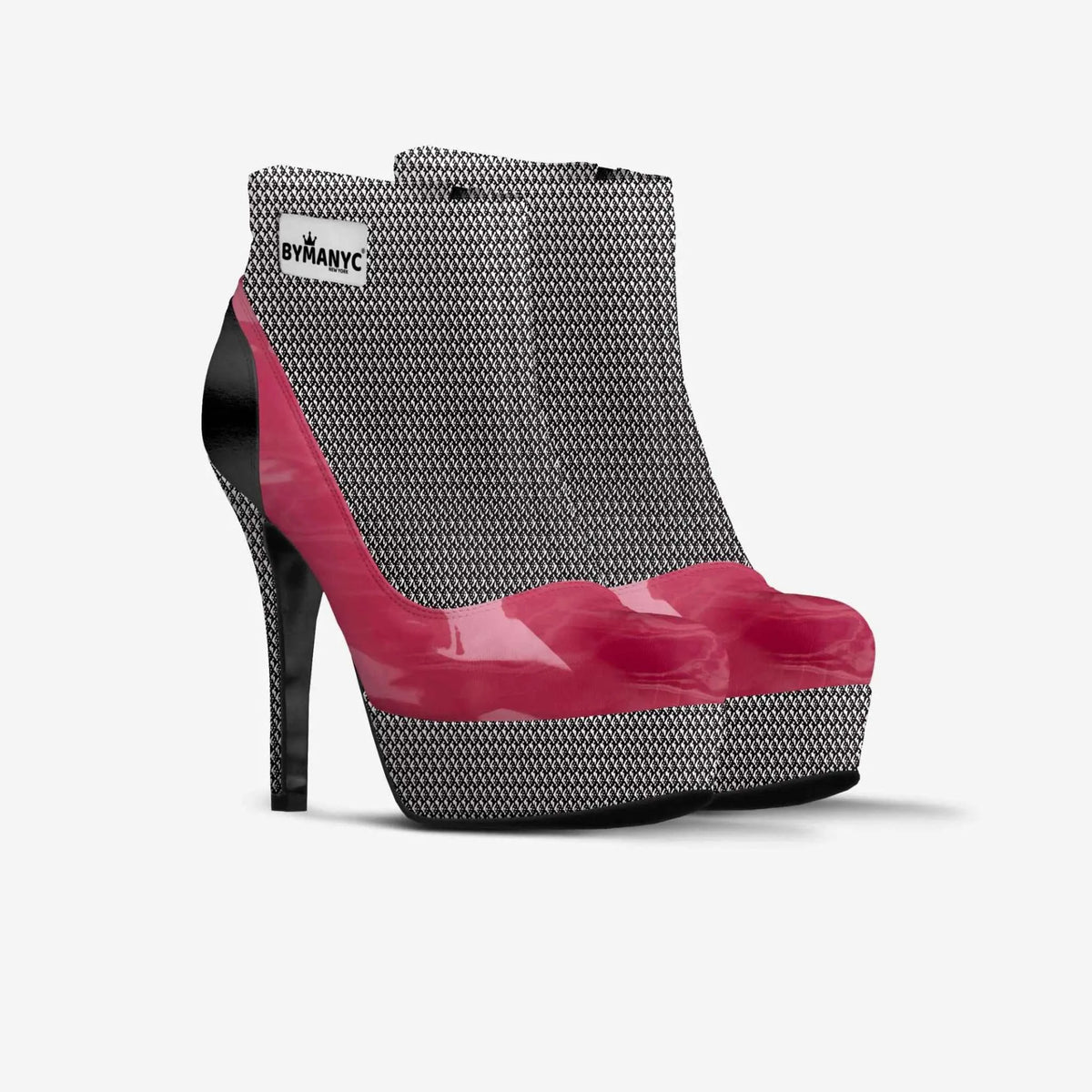 Vegan High Heel Ankle Boots BYMANYC® New York Luxe Black - Maven Couture IncWomen's vegan shoes