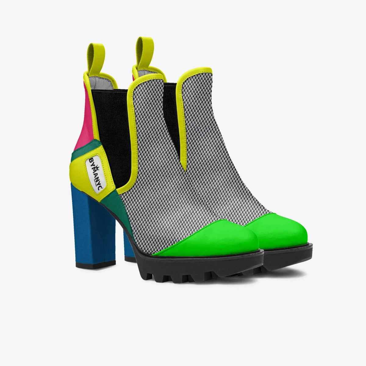 Vegan Urban Elastic Boot BYMANYC ® New York Midnight Black - Maven Couture IncWomen's vegan shoes