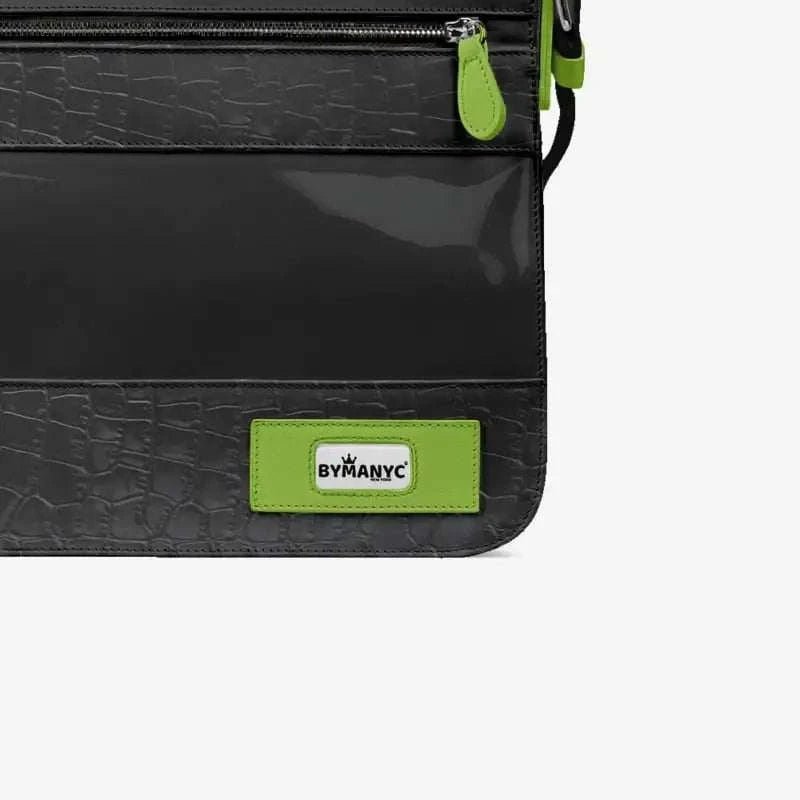 Vegan Urban Stripe Messenger Bag 16” | BYMANYC ® New York Downtown Edge - Maven Couture IncBackpack