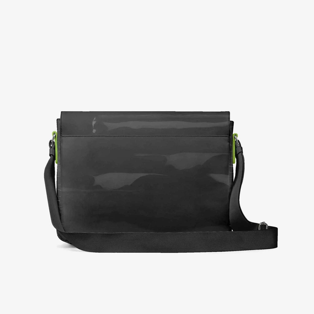 Vegan Urban Stripe Messenger Bag 16” | BYMANYC ® New York Downtown Edge - Maven Couture IncBackpack