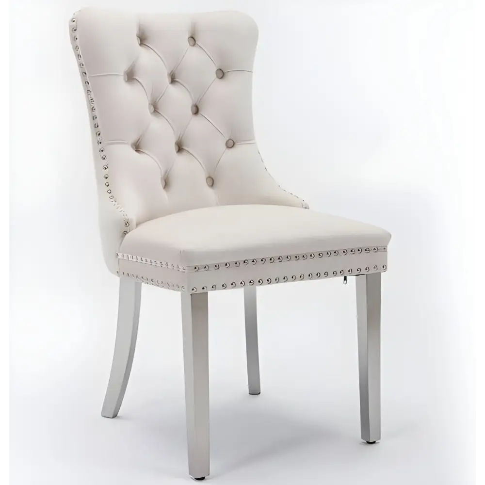 Elevate your space with luxurious velvet upholstered dining chairs $249.99 this modern and comfortable dining chair