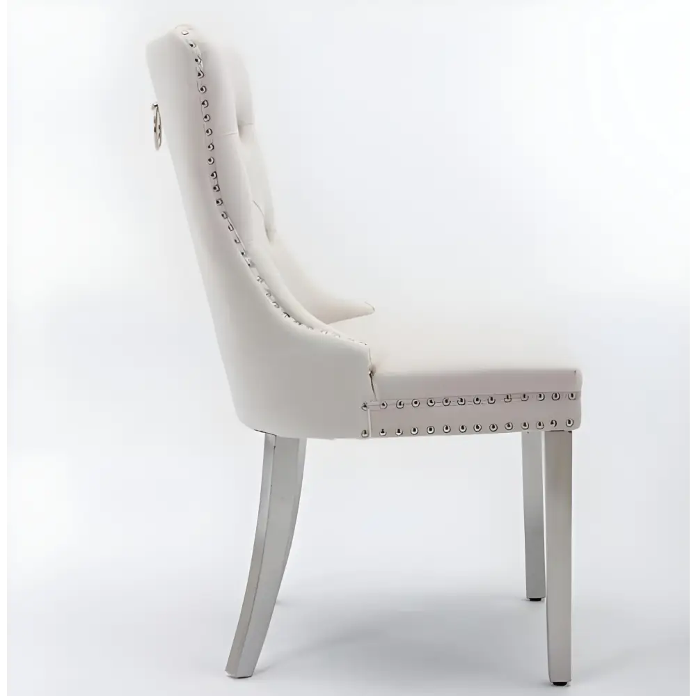 Elevate your space with luxurious velvet upholstered dining chairs $249.99 this modern and comfortable dining chair