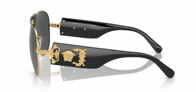 Versace 0VE2150Q 100287 Aviator Sunglasses for Men 62mm - Maven Couture IncOther