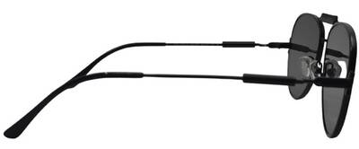Versace 2167-Q 1261/87 Black Metal Shield Sunglasses - Maven Couture IncOther