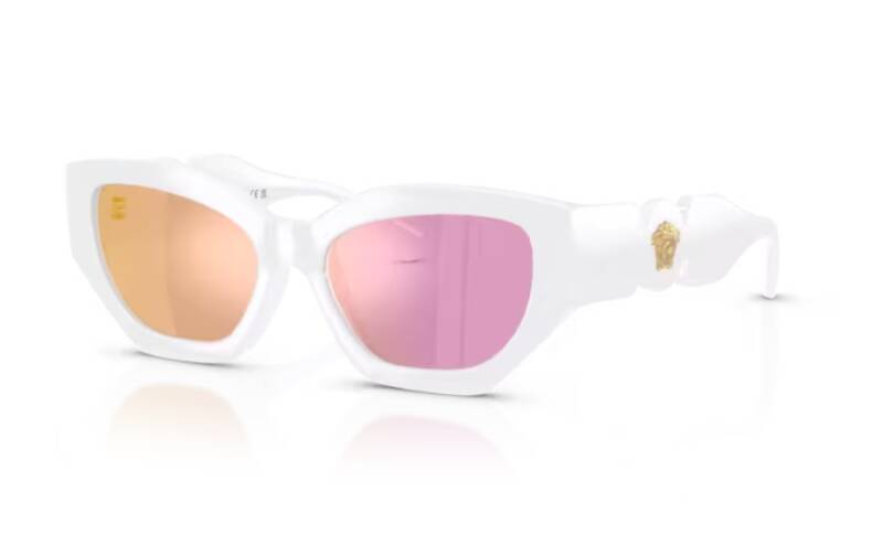 Versace Kids 0VK4007U White Mirrored Pink Sunglasses 48mm - Maven Couture IncOther