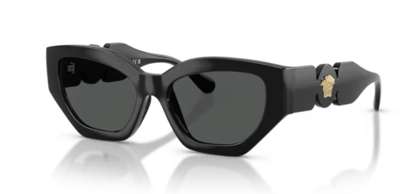 Versace Kids 0VK4007U Black Square Sunglasses 48mm - Maven Couture IncOther