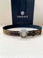 VERSACE La Medusa La Greca Belt - Maven Couture Inc