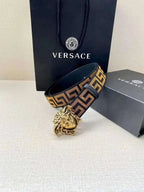 VERSACE La Medusa La Greca Belt - Maven Couture Inc