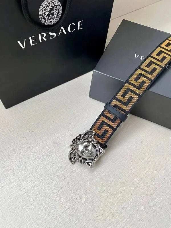 VERSACE La Medusa La Greca Belt - Maven Couture Inc