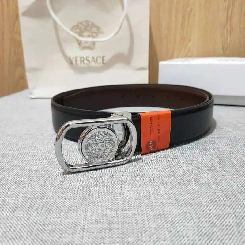 Versace Medusa Belt 'Black' - Maven Couture Inc