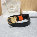 Versace Medusa Belt 'Black' - Maven Couture Inc