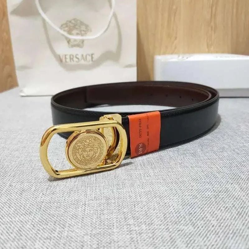 Versace Medusa Belt 'Black' - Maven Couture Inc