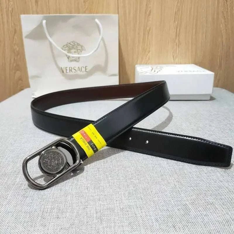 Versace Medusa Belt 'Black' - Maven Couture Inc