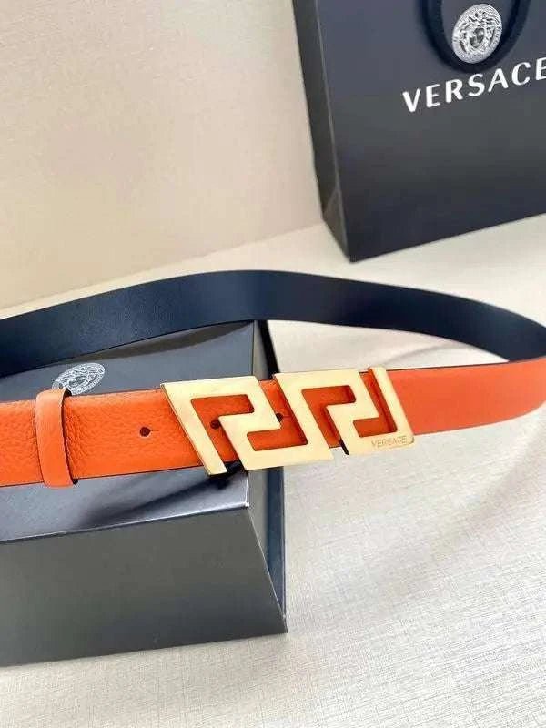 Versace Medusa Belt 'Brown' - Maven Couture Inc