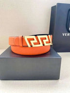 Versace Medusa Belt 'Brown' - Maven Couture Inc