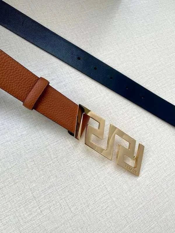Versace Medusa Belt 'Brown' - Maven Couture Inc