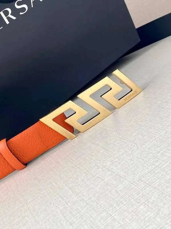 Versace Medusa Belt 'Brown' - Maven Couture Inc