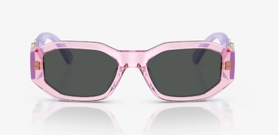 Versace VK 4429U Transparent Purple Square Sunglasses 48mm - Maven Couture IncOther
