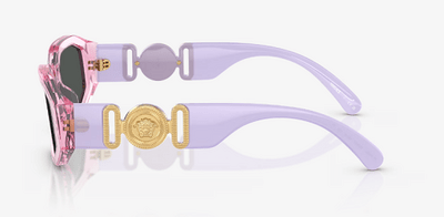 Versace VK 4429U Transparent Purple Square Sunglasses 48mm - Maven Couture IncOther