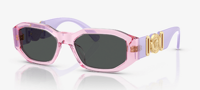 Versace VK 4429U Transparent Purple Square Sunglasses 48mm - Maven Couture IncOther