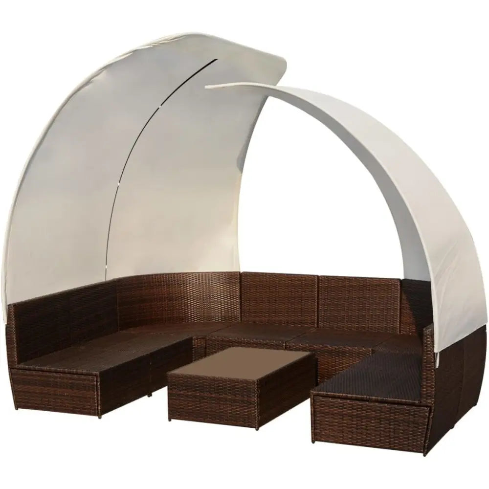 Elevate outdoor elegance with the vidaxl luxury patio lounge set $1,899.99 specification what can be a more indulgent