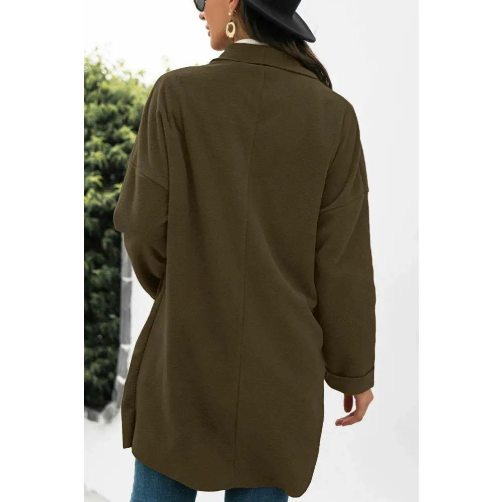 Elevate your wardrobe with the waterfall collar longline coat for luxury fashion $25 sizing regular picture studio