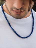 Lapis Lazuli Beaded Necklace - Maven Couture IncNecklace