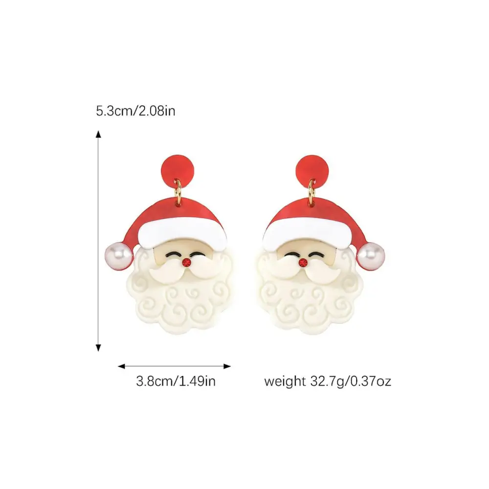 Charming father christmas earrings for luxury fashion and exclusive style $10.50 acrylic experience the exquisite charm