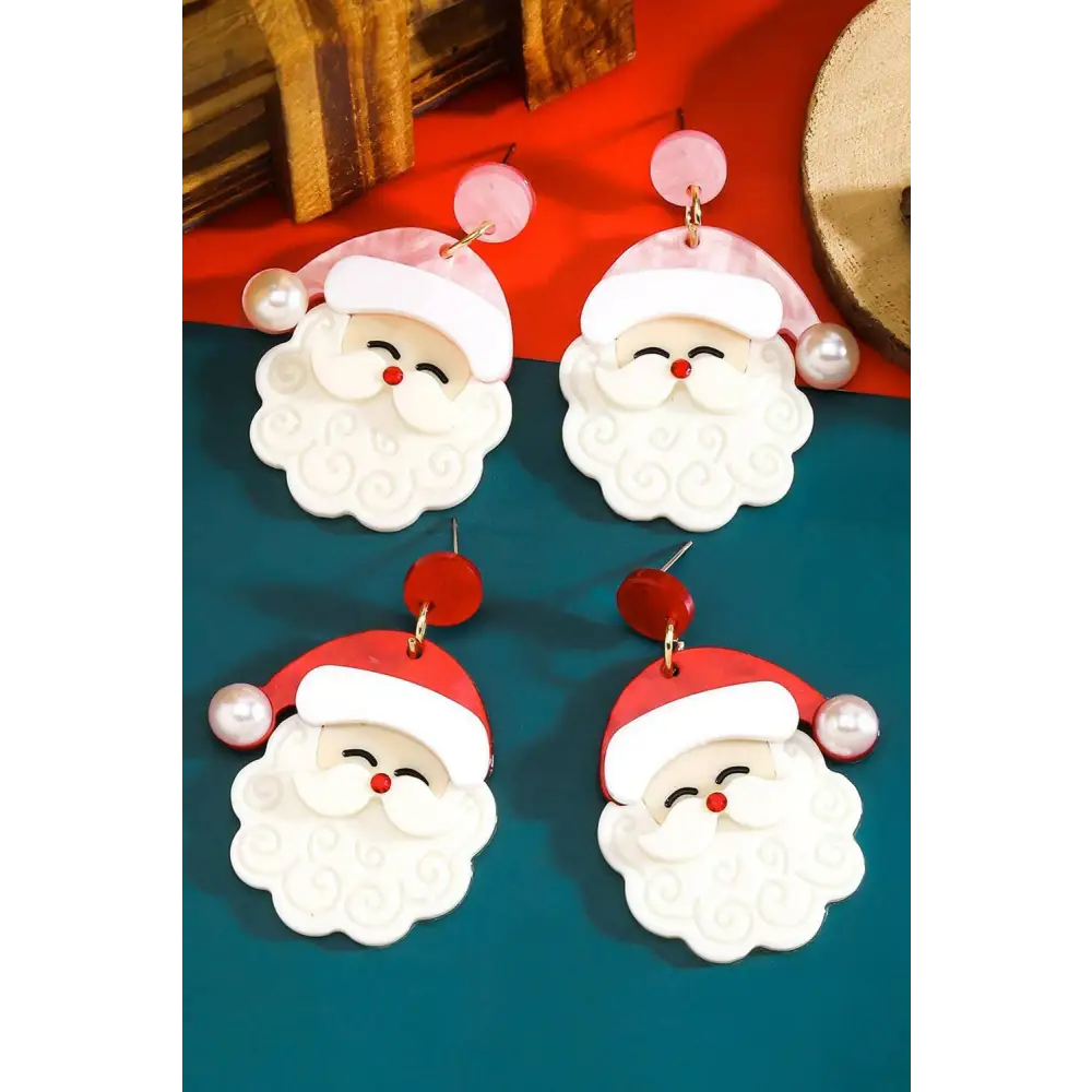 Charming father christmas earrings for luxury fashion and exclusive style $10.50 acrylic experience the exquisite charm