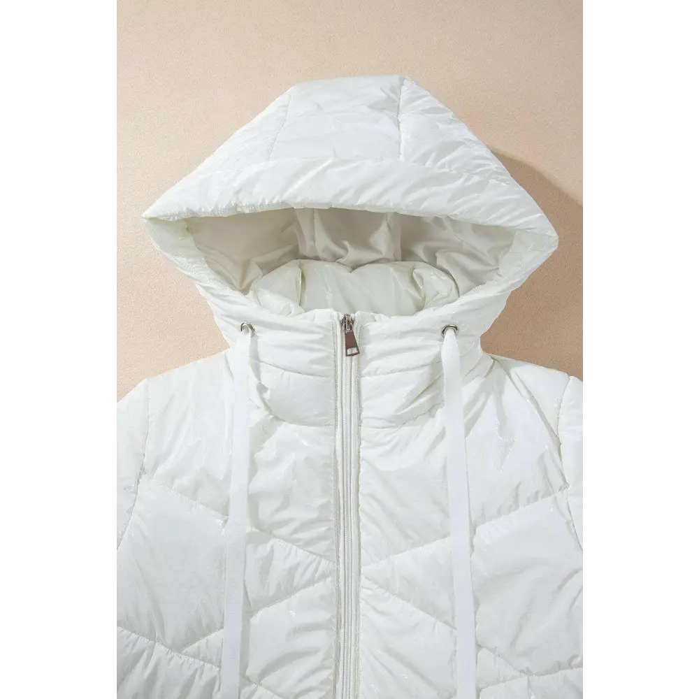 Timeless quilted puffer coat elevates luxury fashion for women $87.50 100% polyamide embrace the season of style