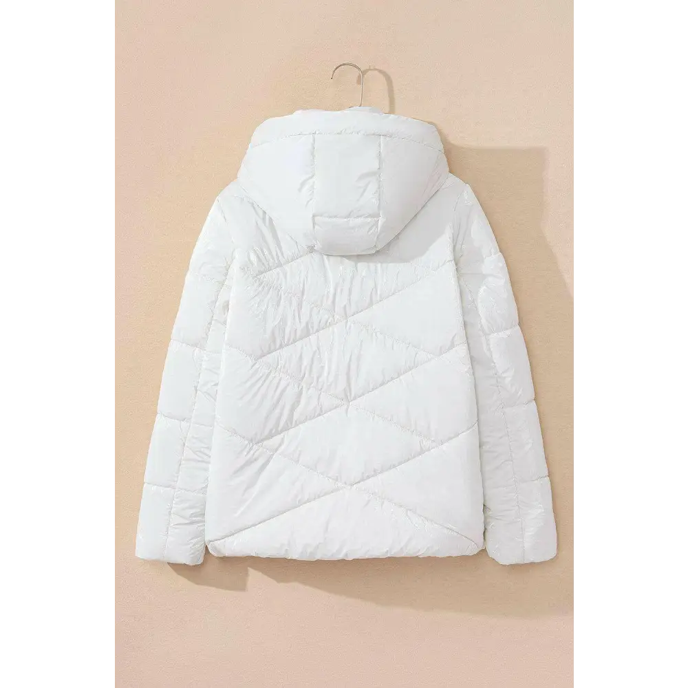 Timeless quilted puffer coat elevates luxury fashion for women $87.50 100% polyamide embrace the season of style