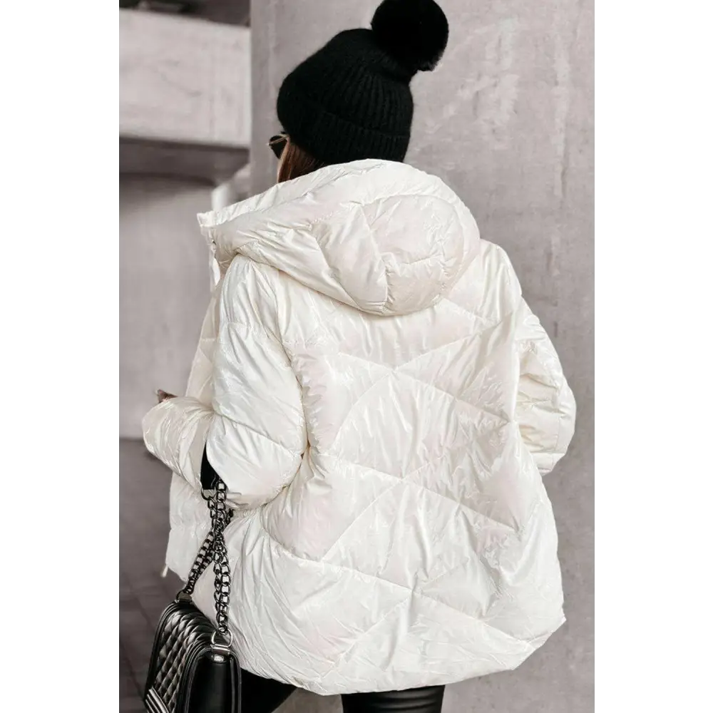 Timeless quilted puffer coat elevates luxury fashion for women $87.50 100% polyamide embrace the season of style