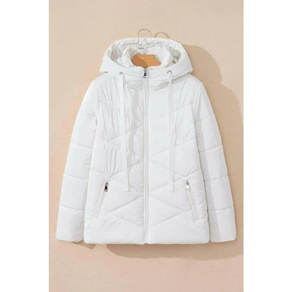 Timeless quilted puffer coat elevates luxury fashion for women $87.50 100% polyamide embrace the season of style